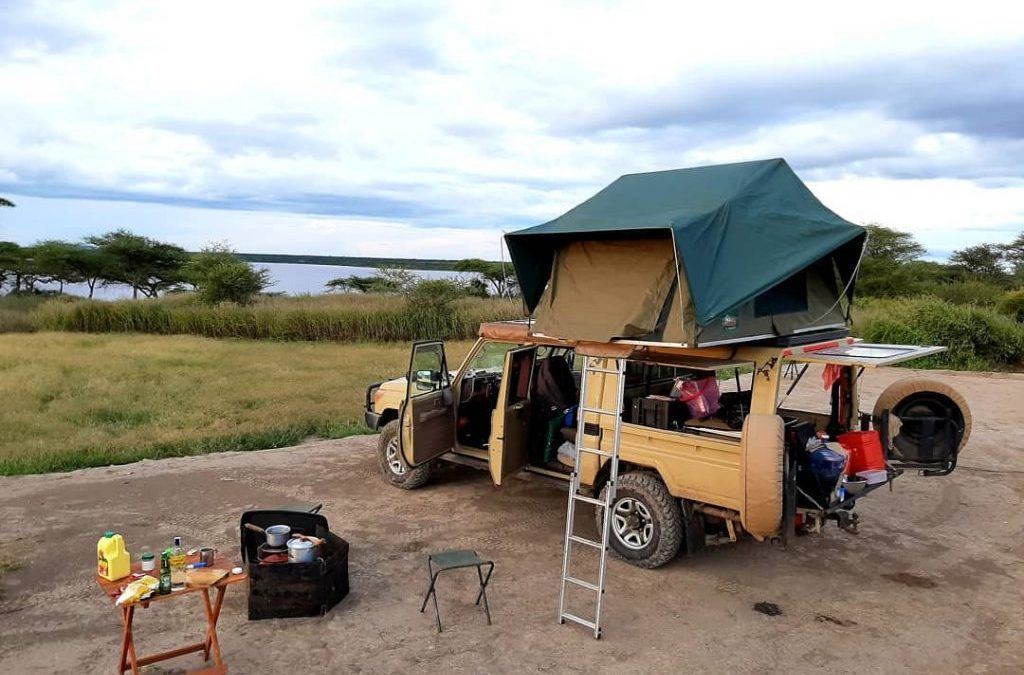 Camping in ngorongoro