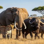 Big Five safari in Africa