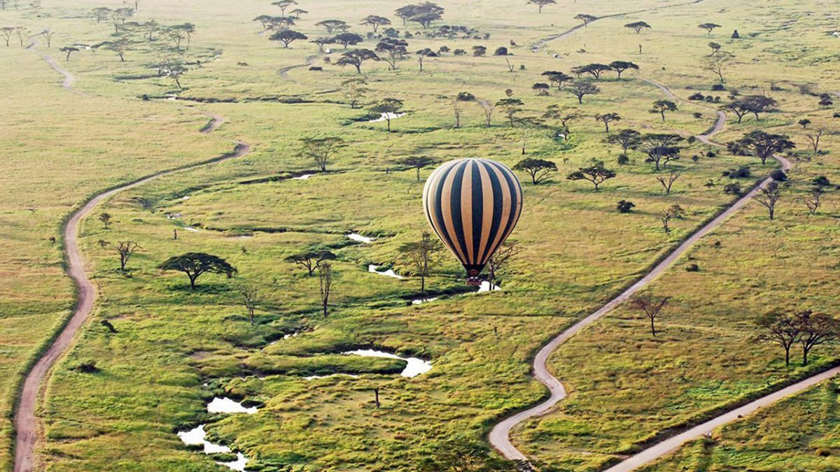 Can I do a hot air balloon safari in Kenya?